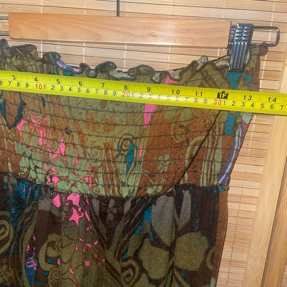 Y2K Charlotte Russe strapless beach dress boho hippie chic woman’s medium - Picture 5 of 5